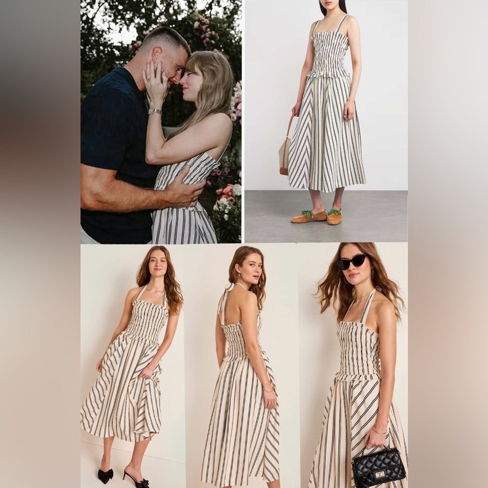 Francesca’s Taylor Swift Engagement Dress Look-Alike (NWT) Small/Medium/Large - Picture 2 of 15